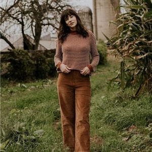 Amour Vert orange Sweater